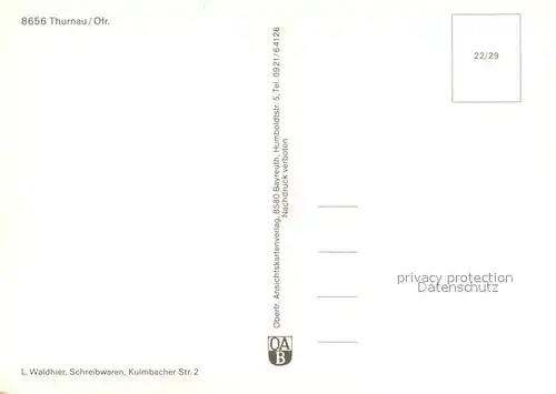 AK / Ansichtskarte Thurnau Zentrum Brunnen Schloss Teich Kirche Golfplatz Thurnau