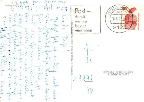 AK / Ansichtskarte Peissenberg Panorama Freibad Peissenberg