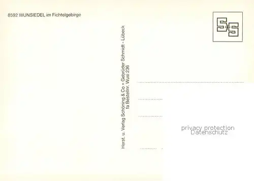 AK / Ansichtskarte Wunsiedel Motiv mit Kirche Innenstadt Panorama Fichtelgebirge Wunsiedel