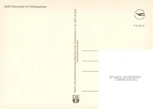 AK / Ansichtskarte Wunsiedel Stadtpanorama Motive Innenstadt Stadttor Brunnen Fest Wunsiedel