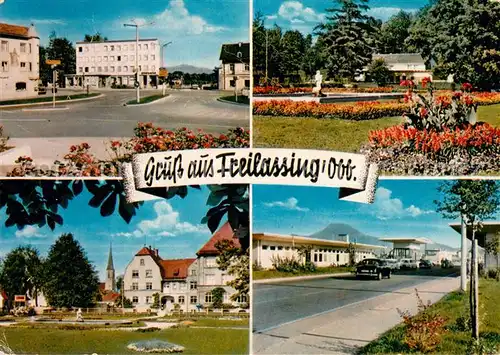 AK / Ansichtskarte Freilassing Motive Innenstadt Parkanlagen Freilassing