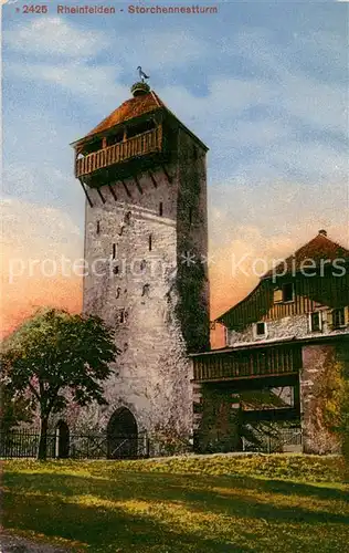 AK / Ansichtskarte Rheinfelden_AG Storchennestturm Rheinfelden AG