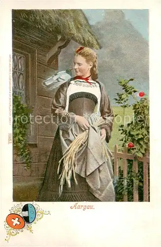 AK / Ansichtskarte Aargau_Kanton Aargauerin Aargau Kanton