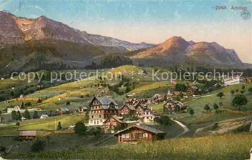 AK / Ansichtskarte Amden_SG Panorama Amden_SG