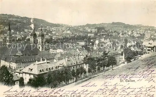 AK / Ansichtskarte St_Gallen_SG Panorama St_Gallen_SG