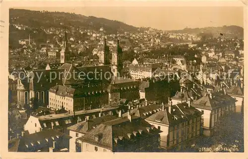 AK / Ansichtskarte St_Gallen_SG Panorama St_Gallen_SG