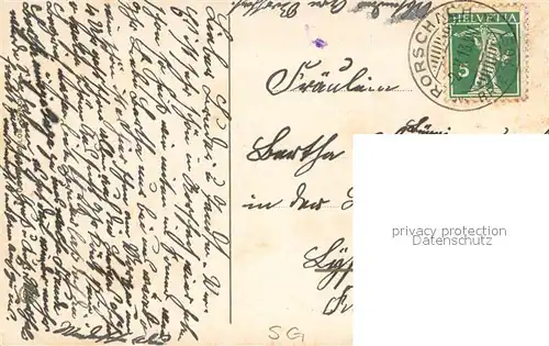 AK / Ansichtskarte Rorschach_Bodensee_SG Hafenpartie 