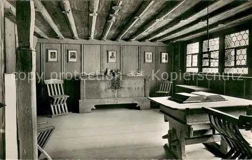 AK / Ansichtskarte Wildhaus__SG Stube im Zwinglihaus 