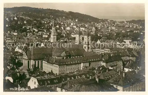 AK / Ansichtskarte St_Gallen_SG Panorama St_Gallen_SG