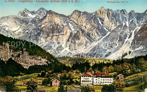 AK / Ansichtskarte Toggenburg_SG Kuranstalt Rietbad 