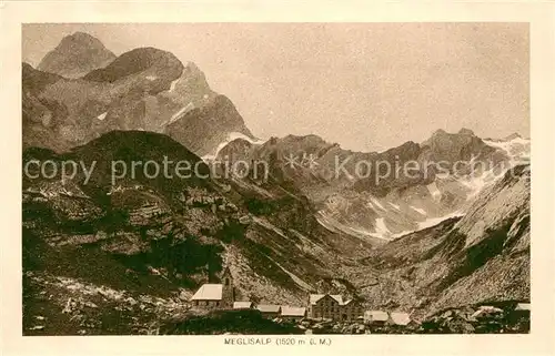 AK / Ansichtskarte Meglisalp_1520m_Altmann_AR Panorama 