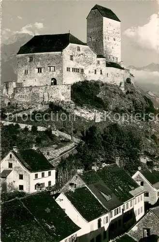 AK / Ansichtskarte Sargans_SG Schloss Sargans 