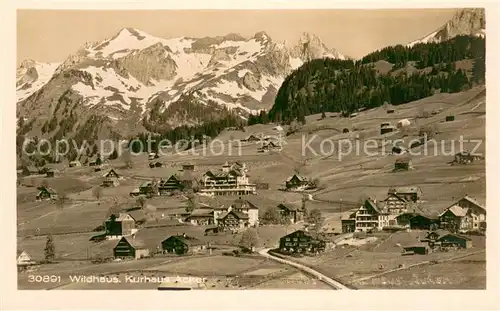AK / Ansichtskarte Wildhaus__SG Kurhaus Acker Panorama 