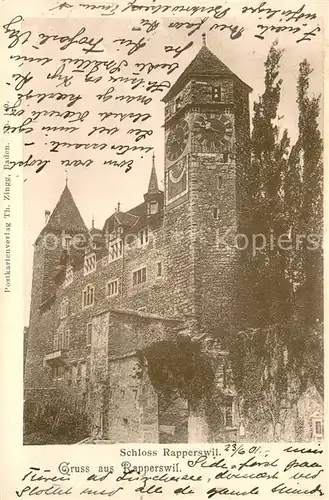 AK / Ansichtskarte Rapperswil_BE Schloss Rapperswil Rapperswil BE