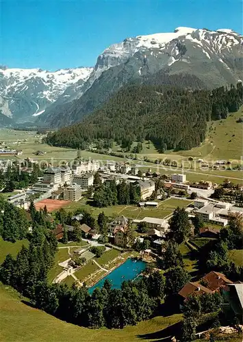 AK / Ansichtskarte Engelberg__OW Fliegeraufnahme mit Titlis 