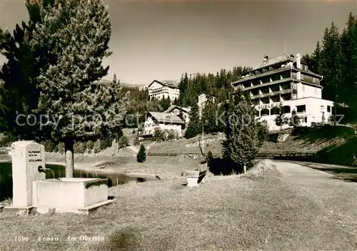 AK / Ansichtskarte Arosa_GR Partie am Obersee Feldpost Arosa_GR