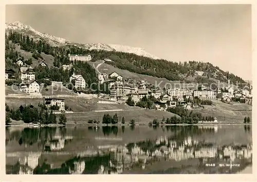 AK / Ansichtskarte St_Moritz_GR Partie am Obersee St_Moritz_GR