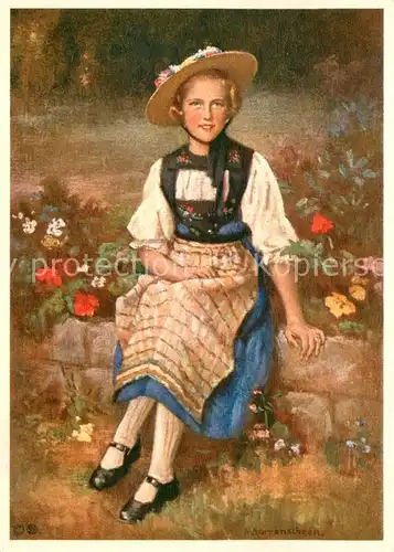 AK / Ansichtskarte Aargau_Kanton Costumes Suisses Aargauerin Aargau Kanton