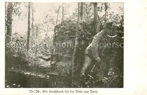 AK / Ansichtskarte La_Ville aux Bois_02_ les Dizy Ein Hochstand 