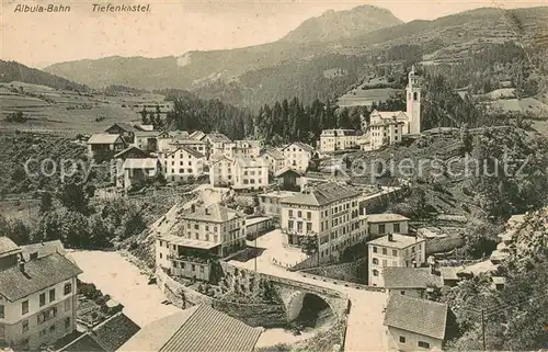 AK / Ansichtskarte Albulabahn_GR Tiefenkastel 