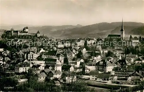 AK / Ansichtskarte Burgdorf_BE Panorama 