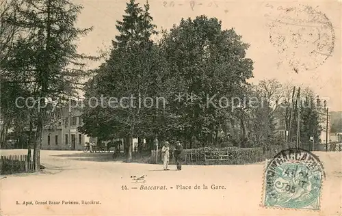 AK / Ansichtskarte Baccarat_54 Place de la Gare 