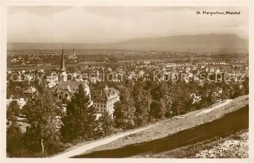 AK / Ansichtskarte St_Margarethen_SG Rheintal Panorama St_Margarethen_SG