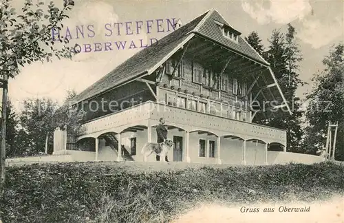 AK / Ansichtskarte Oberwald__VS Haus Steffen 