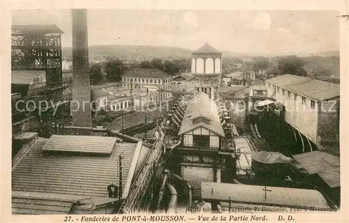 AK / Ansichtskarte Pont a Mousson_54 Fonderies Vue de la Partie Nord 
