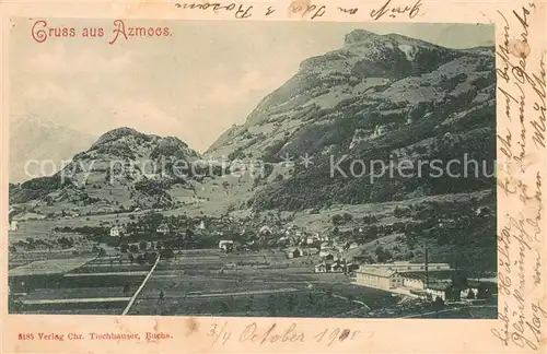 AK / Ansichtskarte Azmoos_SG Panorama 