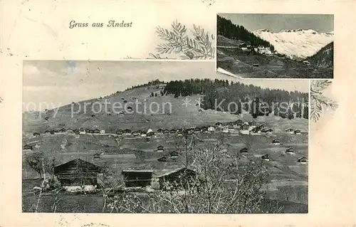 AK / Ansichtskarte Andest_Andiast_GR Panorama 