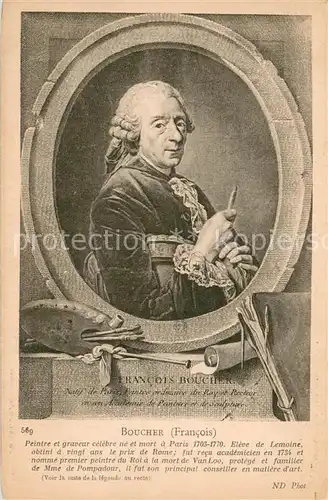 AK / Ansichtskarte Verlag_ND_Nr. ND. Nr. 569 Boucher Francois 