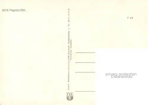 AK / Ansichtskarte Pegnitz Stadtpanorama Ortszentrum Brunnen Eislaufbahn Pegnitz