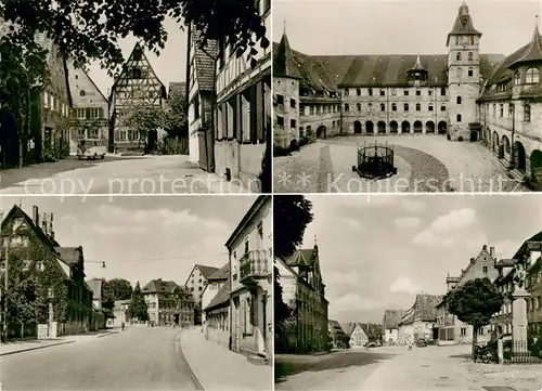 AK / Ansichtskarte Altdorf_Nuernberg Historischer Hof der ehemaligen Universitaet Marktplatz Altdorf Nuernberg