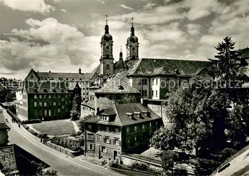 AK / Ansichtskarte St_Gallen_SG Moosbrugg Klosterschule und Kathedrale St_Gallen_SG