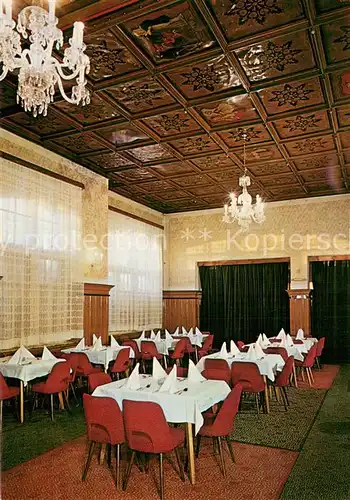 AK / Ansichtskarte Klinovec_Czechia Krusne Hory Horsky hotel interier jidelny 