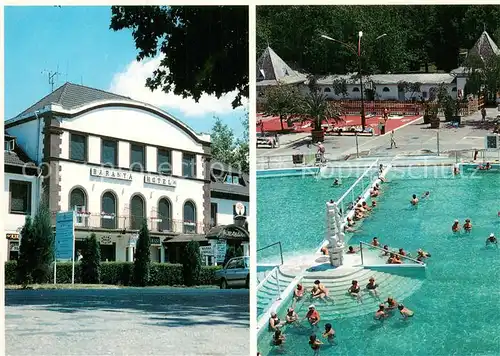 AK / Ansichtskarte Bad_Harkany Hotel Baranya Freibad Bad_Harkany