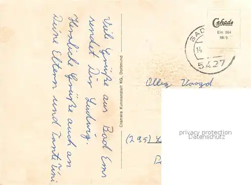 AK / Ansichtskarte Bad_Ems_Lahn Albert Kurheim Speisesaal Aufenthaltsraum Russische Kirche Bad_Ems_Lahn