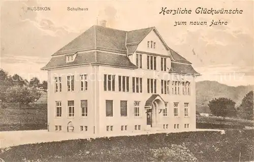 AK / Ansichtskarte Russikon_ZH Schulhaus 