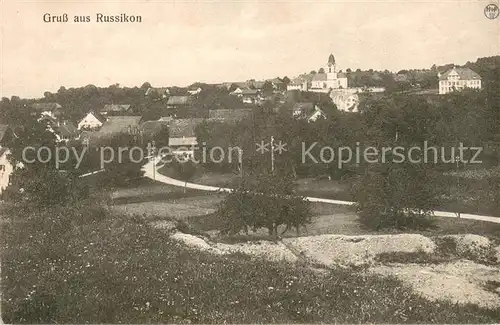 AK / Ansichtskarte Russikon_ZH Panorama Feldpost 