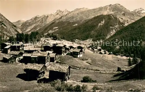 AK / Ansichtskarte Zumsee_Zermatt_VS Panorama mit Mischabelgruppe 