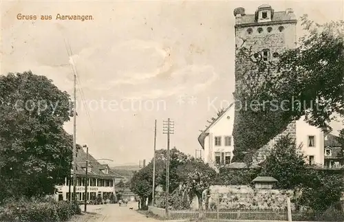 AK / Ansichtskarte Aarwangen Ortspartie mit Turm Aarwangen