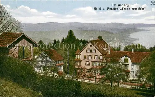 AK / Ansichtskarte Feusisberg_SZ Hotel und Pension Frohe Aussicht 