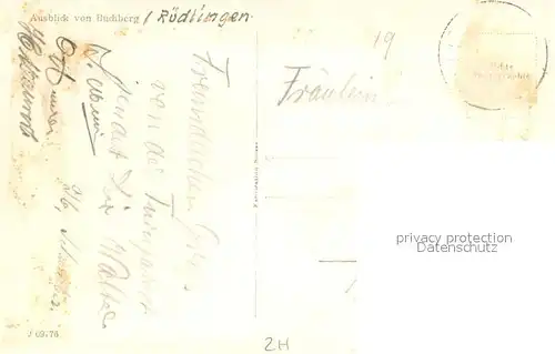 AK / Ansichtskarte Ruedlingen_SH Ausblick von Buchberg 