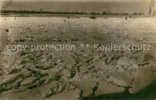 AK / Ansichtskarte Gernsheim Zugefrorener Rhein im Februar 1929 Gernsheim