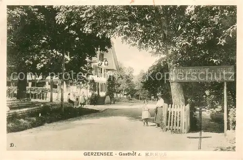 AK / Ansichtskarte Gerzensee_BE Gasthof Kreuz 