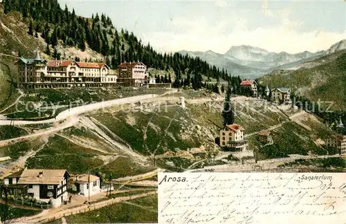 AK / Ansichtskarte Arosa_GR Sanatorium Arosa_GR