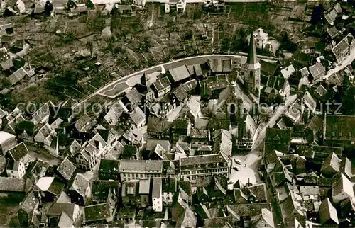 AK / Ansichtskarte Michelstadt Ortskern Fliegeraufnahme Michelstadt