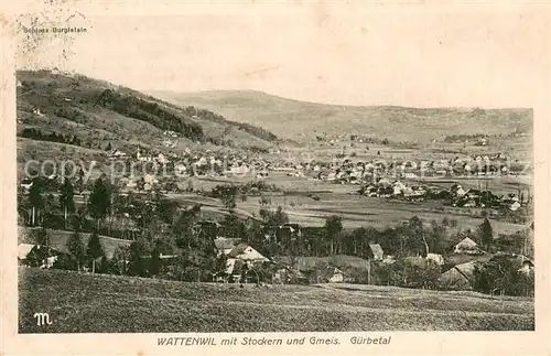 AK / Ansichtskarte Wattenwil_BE im Guerbetal mit Stockern und Gmeis 