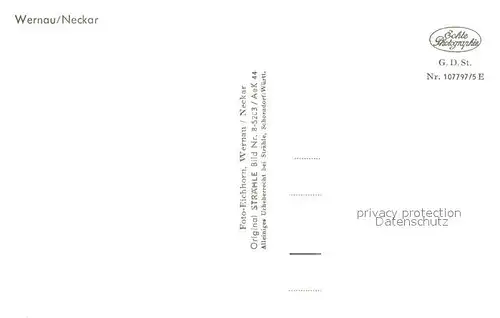 AK / Ansichtskarte Wernau__Neckar Fliegeraufnahme 